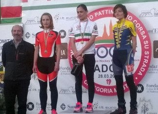 Premiazione Elena Garusova Campionati Italiani Strada Master